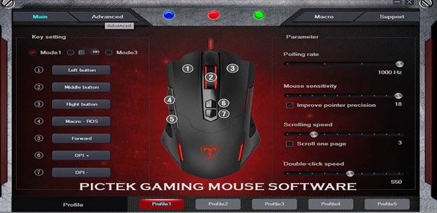 Pictek Gaming Mouse Software and Complete Process Of Its Customization